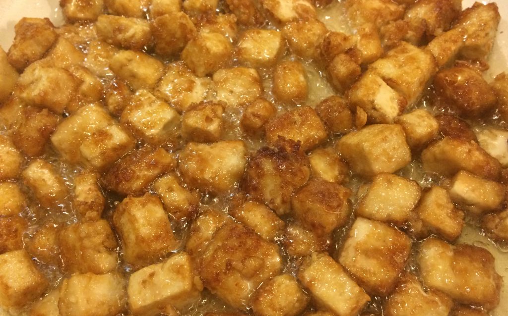 Crispy Tofu Rice Bowl