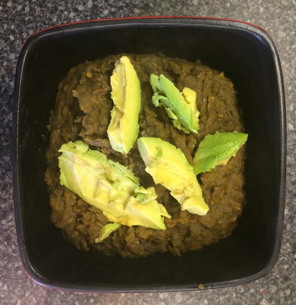 coconut and lentil dahl