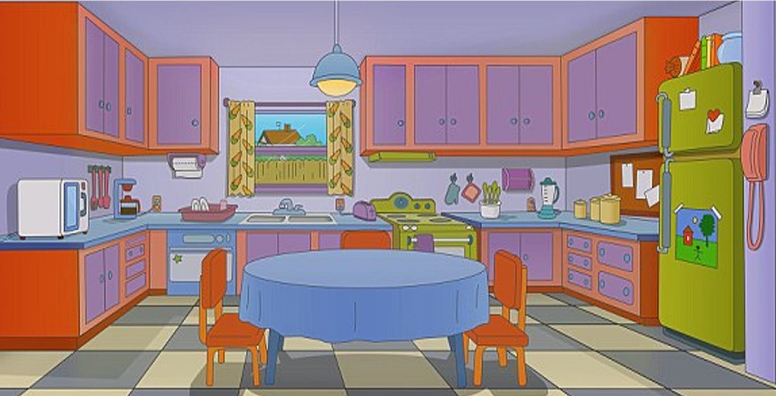 simpsons house dining room