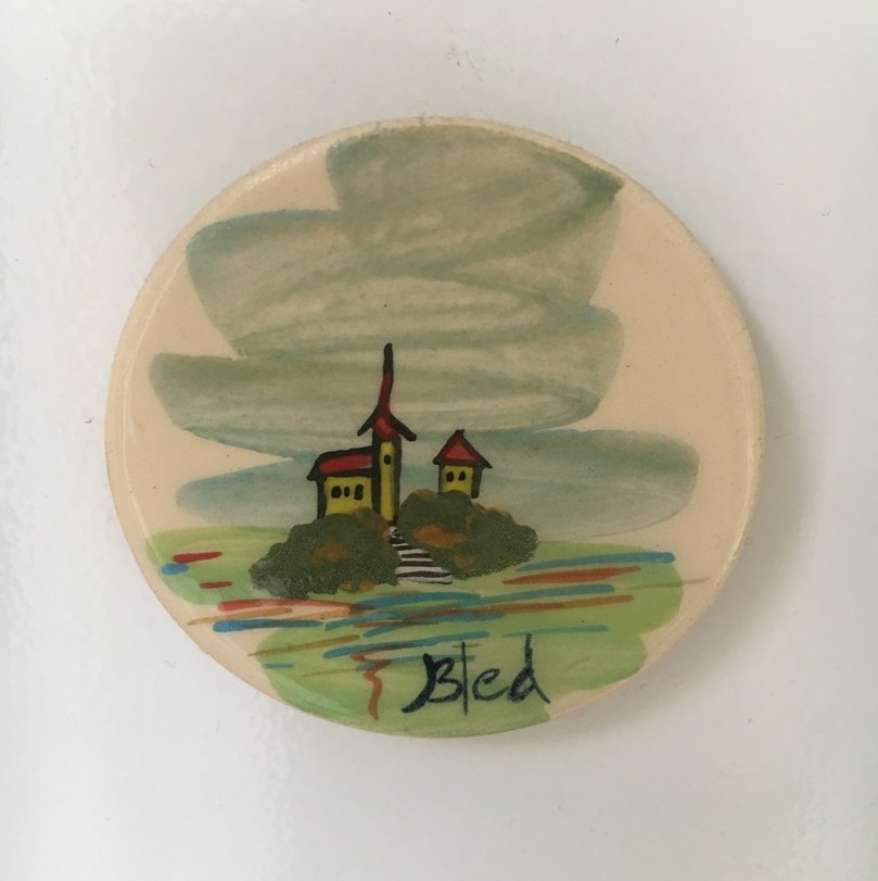 lake bled fridge magnet